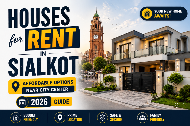 Houses for Rent in Sialkot – Affordable Options Near City Center 2026