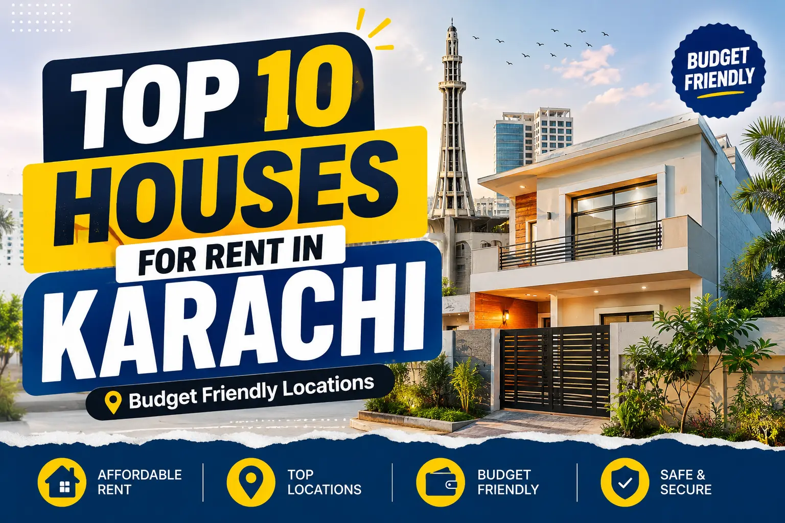 Top 10 Houses for Rent in Karachi – Budget Friendly Locations