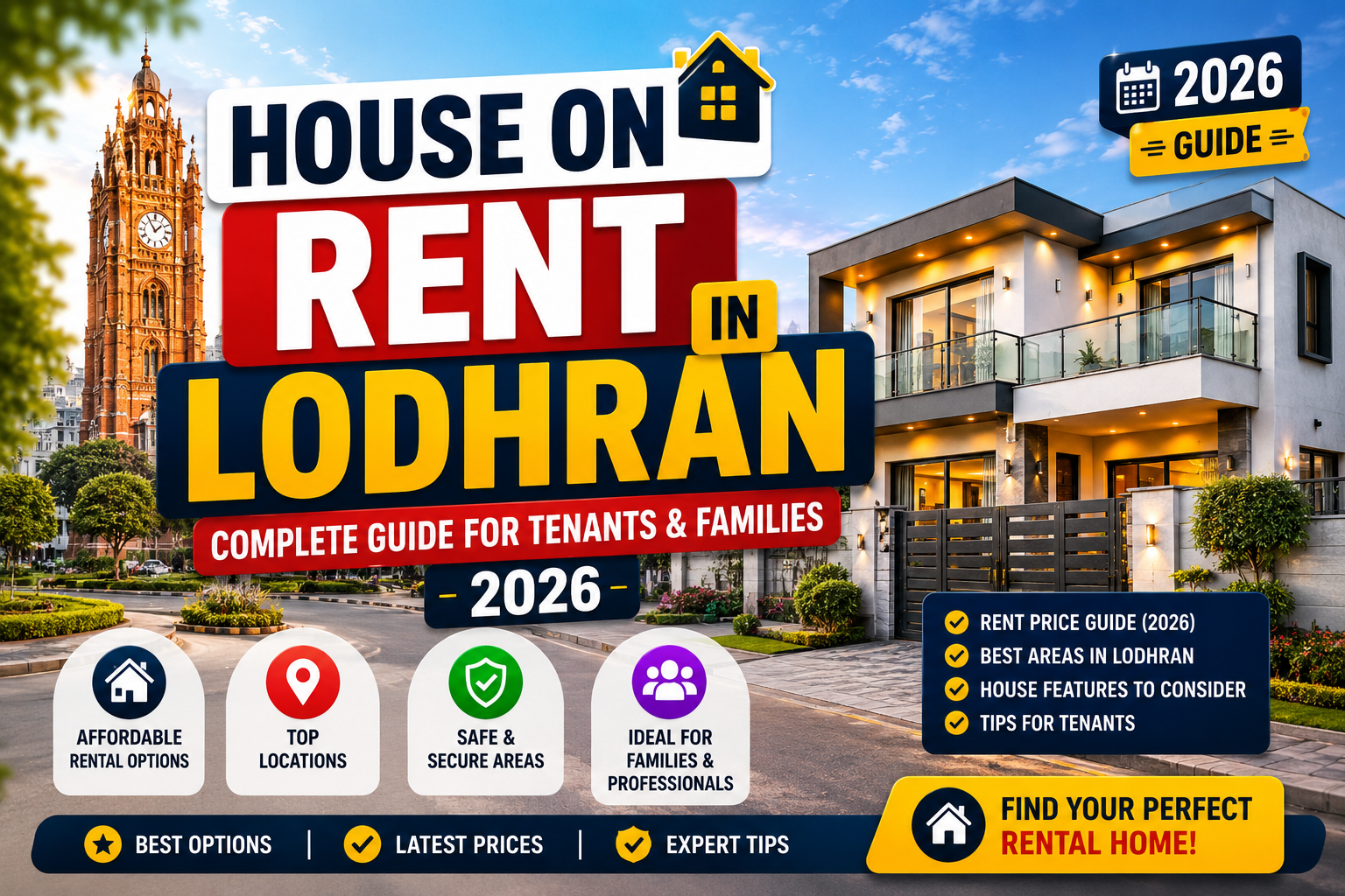 House on Rent in Lodhran 2026