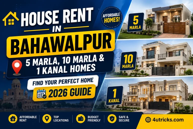 House Rent in Bahawalpur 5 Marla, 10 Marla & 1 Kanal Homes 2026